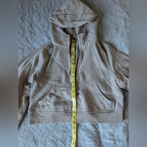 Lululemon Cropped Scuba Half Zip Hoodie
